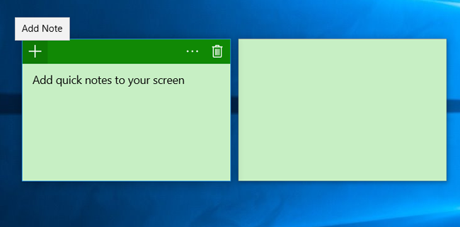 How to add Sticky Notes in Windows 10